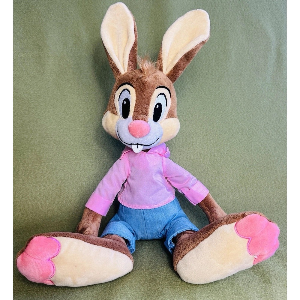 Disney Parks Brer Rabbit Plush Splash Mountain 20" Brown Bunny Ride Zippadee